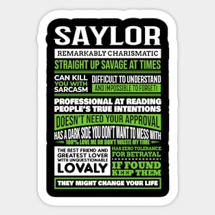 Saylor Sticker